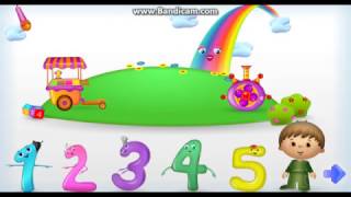 Английский для детей Учим цифры от 1 до 10 Детское обучающее видео learinc numbers for baby