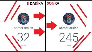 Youtube Abone Hilesi - Beğeni Hilesi - Yorum hilesi  YENİ 3 dakikada 250 abone olmak!