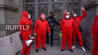 Spain: Thousands march through Madrid against privatisation of pension funds