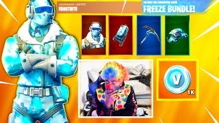 *New* Fortnite DEEP FREEZE BUNDLE - Fortnite frostbite SKIN