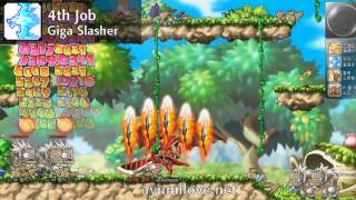 Ayumilove MapleStory Kaiser 1st 2nd 3rd 4th Job Skill Preview