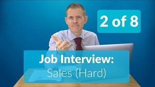 Best English Interview Conversation for Sales Job (Hard Lesson- Answer by Yourself!)
