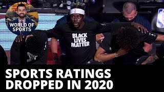 Has Black Lives Matter tanked sports ratings in America?