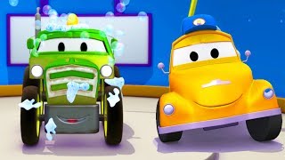 Ben der Traktor - Tom der Abschelppwagens Autowaschanlage in Car City ? Cartoons für Kinder"