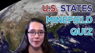 Playing the Find the US States Minefield Quiz | Sporcle
