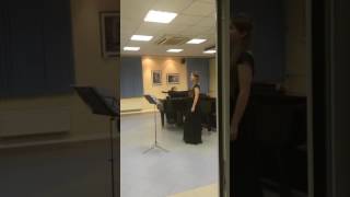 Marina Safonova - Brahms - "Dein blaues Аuge" Op.59, No 8 / Марина Сафонова "Твои голубые глаза"