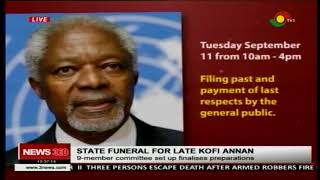 State funeral for the late Kofi Annan