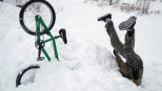 BMX зимой