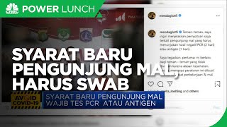 Wajib PCR atau Antigen jadi Syarat Baru Pengunjung Mal