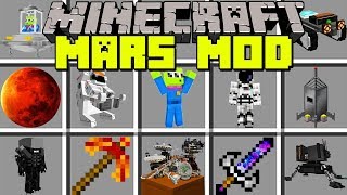 Minecraft MARS MOD | TRAVEL TO MARS, FIGHT ALIENS, SPACE SUITS! | Modded Mini-Game (Education)