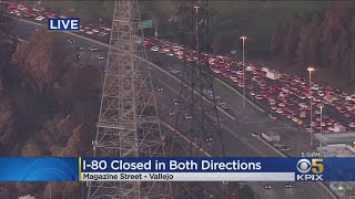 Police Activity Closes All Lanes Of I-80 In Vallejo
