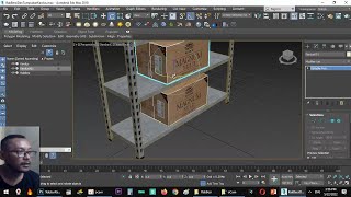 Membuat kotak kardus bekas di 3ds Max 2018
