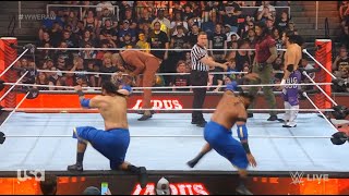 Veer falls off ring apron WWE Raw 5/29/23