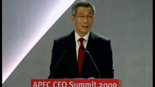 APEC CEO Summit 2009: PM Lee Hsien Loong (Part 1)