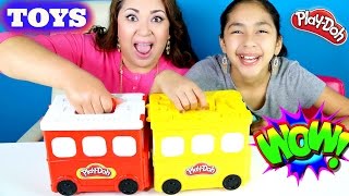 Play Doh Firefighter Truck School Bus Surprise Toys Shopkins |B2cutecupcakes
