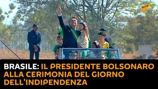 Brasile: il presidente Bolsonaro alla cerimonia del Giorno dell'Indipendenza