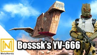 Bossk's Personal Ship the Hound's Tooth - YV-666 Light Freighter - Star Wars Ships Explained