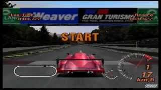 Gran Turismo 2 Toyota GT-ONE Road Version Drag Race