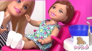 Кукла Барби Мультик Барби Дантист Barbie Dentist Играем в Куклы Барби Игрушки для Девочек Лечим Зубы