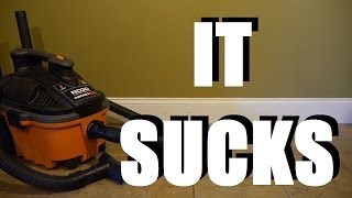 Ridgid WD4070 4 Gal 5 HP Portable Wet Dry Vac Review