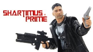 Marvel Legends Netflix Punisher Man-Thing BAF Wave Hasbro Action Figure Toy Review