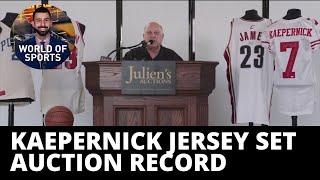 Obama, Kaepernick jerseys set records at sports auction
