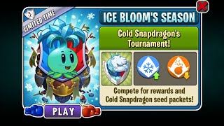 Plants Vs Zombies 2 Battlez Arena S9 Week 93 Boosterama Over 4.8 Mill Premium Setup Cold Snapdragon