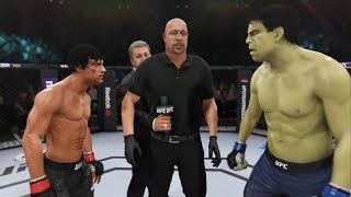 Bruce Lee vs. Hulk (EA Sports UFC 2) - Epic Battle ?
