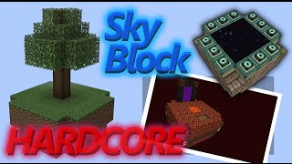 Sky Hard Block [Mapa Supervivencia Hardcore 1.8 Minecraft en Español] SkyBlock + Nether +The End