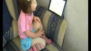 Алина, 2 г. читает по методике Домана-Маниченко