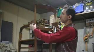 Comment réparer un fauteuil ancien ( traverse cassée )