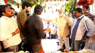 Chiranjeevi & Pawan kalyan at Varun Tej film launch - idlebrain.com