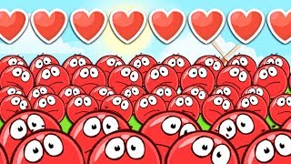 КРАСНЫЙ ШАРИК 4 ЗОМБИ ПОДЗЕМНЫЕ ХОДЫ мультик игра   RED BALL 4 Volume 5 INTO THE CAVE Для детей
