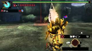 【MHP3】上位 ナルガクルガ亜種 弓 ソロ