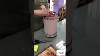Сборка букета из неувядающих роз
