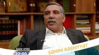 ZELIMXAN YAQUB ILE SEMIMI RESMIYYET