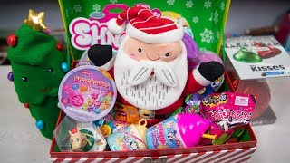 HUGE Surprise Christmas Toy Chest Santa Claus Surprise Egg Blind Bags Toys for Girls Kinder Playtime