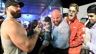 FIGHT BREAKS OUT AT THE JAKE PAUL FIGHT