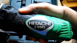 Hitachi Grinder G12SR3 Power Tool Unboxing