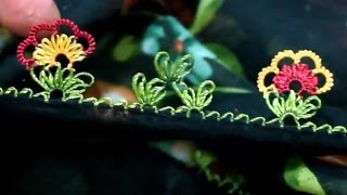 Турецкое игольное кружево ойяси (Oyasi). Урок № 24