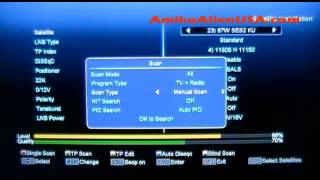 Amiko HD-8240 Manual PID Entry