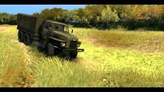 SpinTires Uaz 3972 6×6 & ural 375 mod