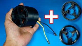 DIY How to make a powerful brushless motor using iron core