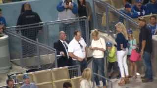 다저스 구장에 온 기네스 펠트로 Gwyneth Paltrow in Dodgers Stadium