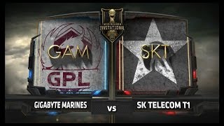 GIGABYTE MARINES vs SK TELECOM T1 [17.05.13] 2017 LoL MSI