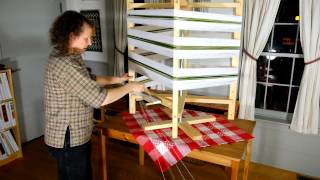 Öxabäck table-top warping mill - Vävstuga store demo