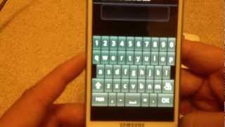 How to Bypass / Unlock Samsung Galaxy S2 II Skyrocket Lock Screen SPH-i727.