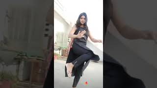 Sapna black churidar girl hot dance Desi Girl leggings dress