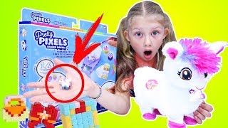 Челлендж Делаем ластики Pretty Pixels в школу Сюрприз для Насти