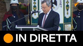 Il Presidente Draghi a L'Aquila